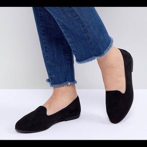 Black flats WIDE